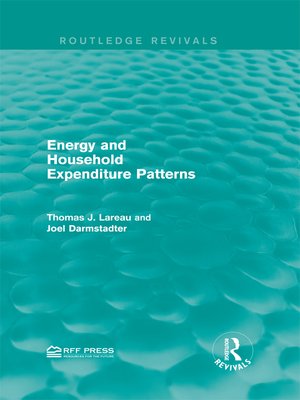cover image of Energy and Household Expenditure Patterns